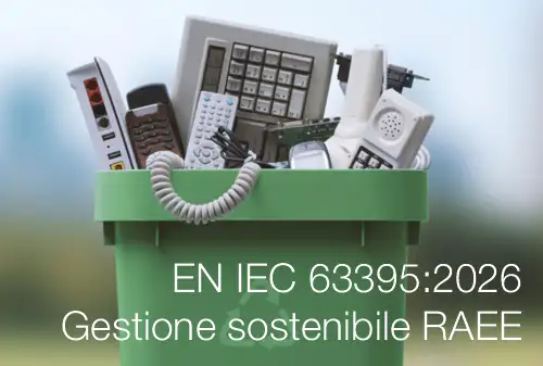EN IEC 63395:2026 / Gestione sostenibile RAEE
